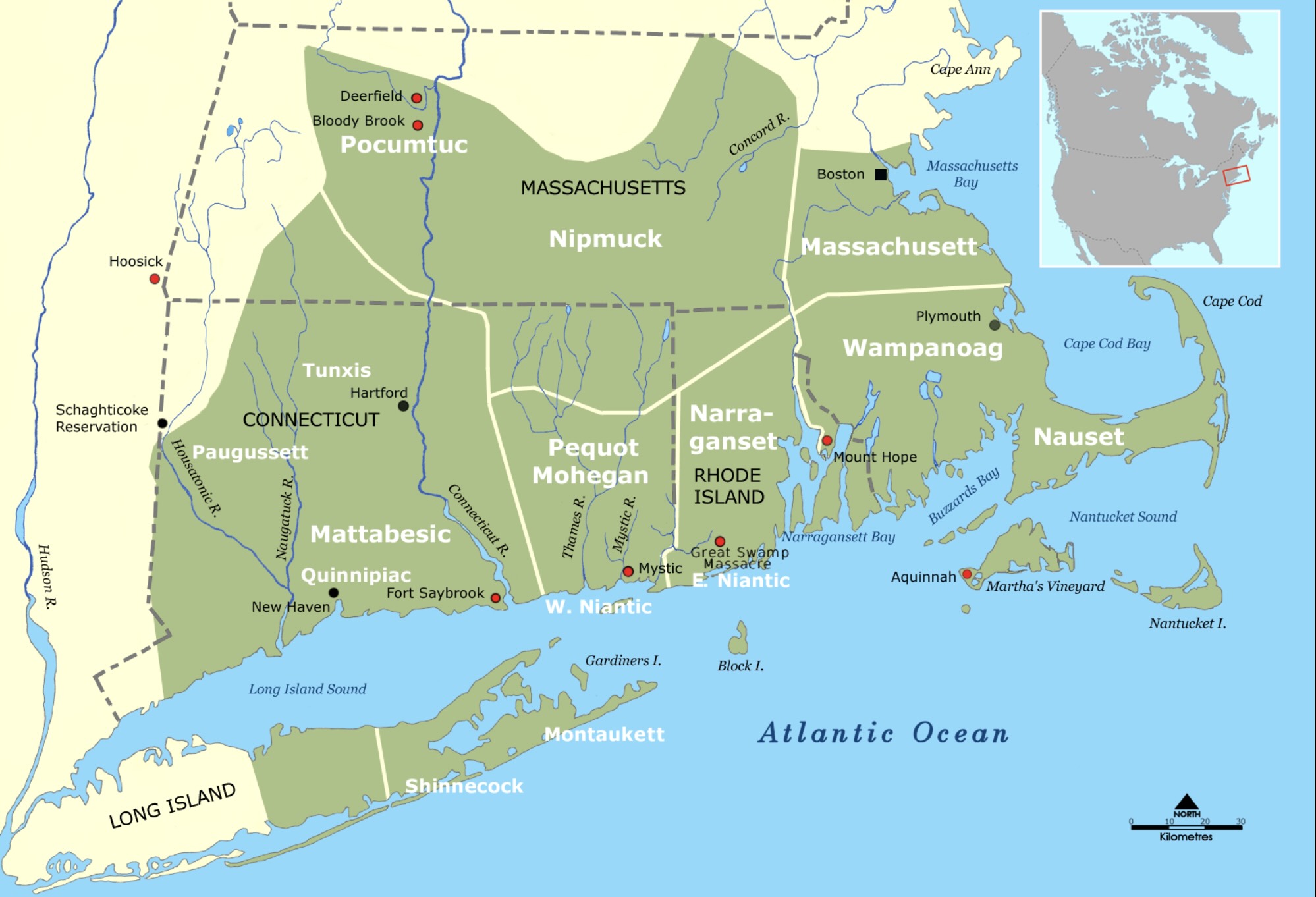 map of indigenous nation territories in 1600